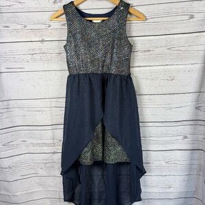 Emily Rose Kids Dress Glittering Multicolor Navy Size 12